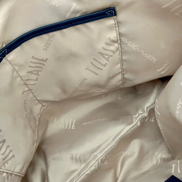 Alviero Martini 1A Claisse Navy Boho Shoulder Bag With Tassles - Picture 12 of 15